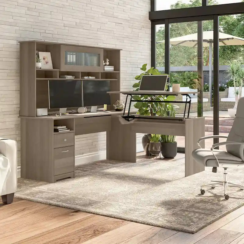 Scrivania da ufficio per computer con cassetti di