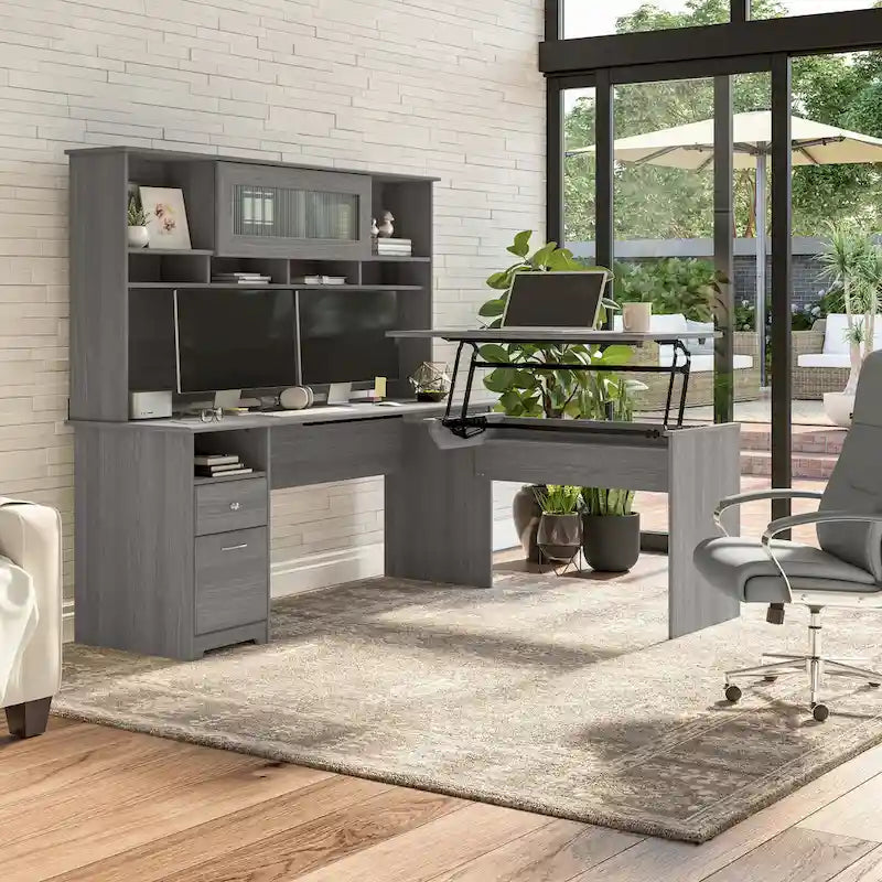 Scrivania da ufficio per computer con cassetti di