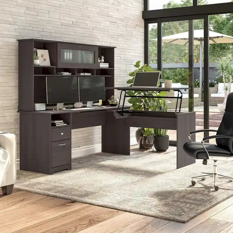 Scrivania da ufficio per computer con cassetti di