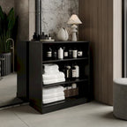   100% Solid Wood 32 Bathroom Cabinet with Adjustable Shelves