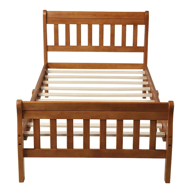 Piattaforma letto in legno, telaio letto singolo, pannello letto, base per materasso