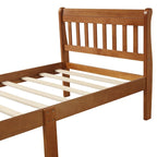 Piattaforma letto in legno, telaio letto singolo, pannello letto, base per materasso