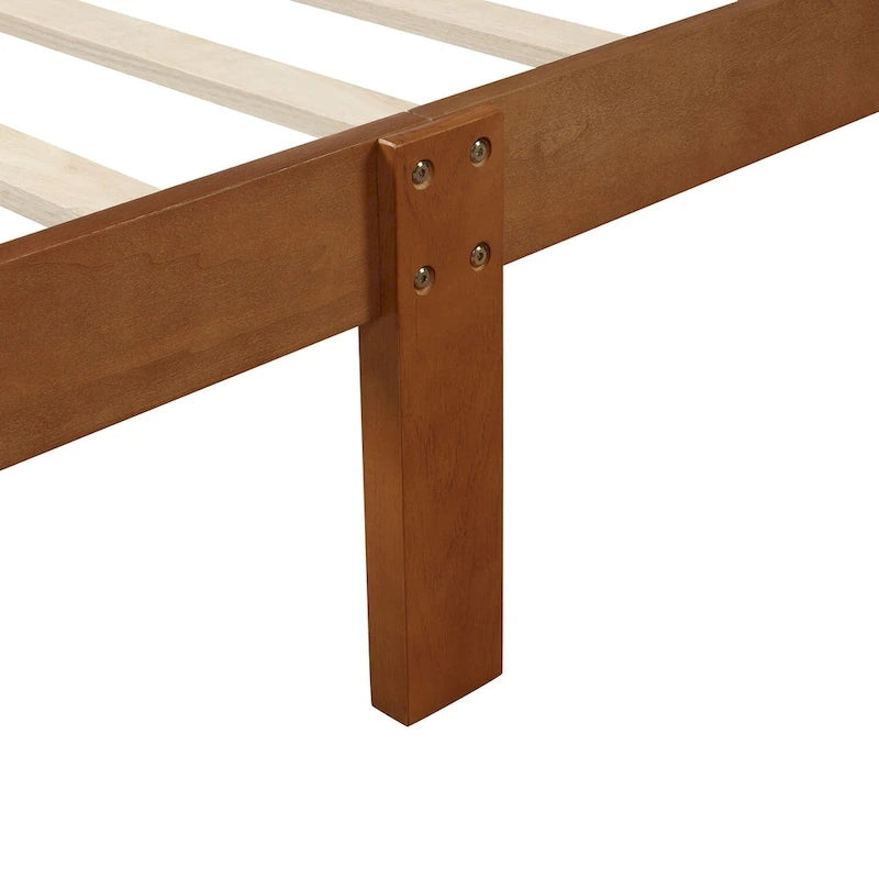 Piattaforma letto in legno, telaio letto singolo, pannello letto, base per materasso