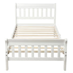 Piattaforma letto in legno, telaio letto singolo, pannello letto, base per materasso