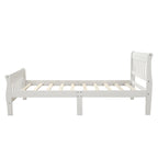 Piattaforma letto in legno, telaio letto singolo, pannello letto, base per materasso