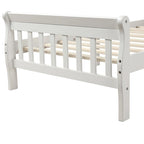 Piattaforma letto in legno, telaio letto singolo, pannello letto, base per materasso