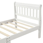 Piattaforma letto in legno, telaio letto singolo, pannello letto, base per materasso
