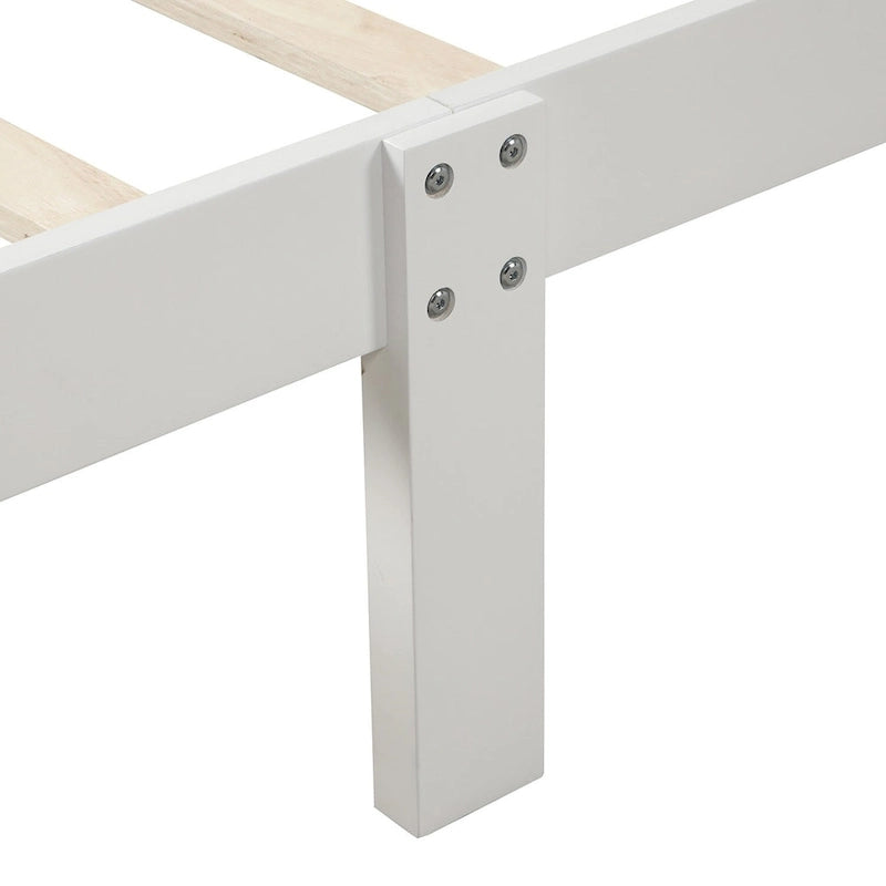 Piattaforma letto in legno, telaio letto singolo, pannello letto, base per materasso
