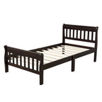Piattaforma letto in legno, telaio letto singolo, pannello letto, base per materasso