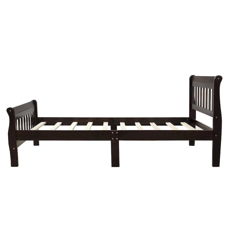 Piattaforma letto in legno, telaio letto singolo, pannello letto, base per materasso