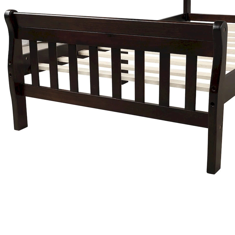 Piattaforma letto in legno, telaio letto singolo, pannello letto, base per materasso
