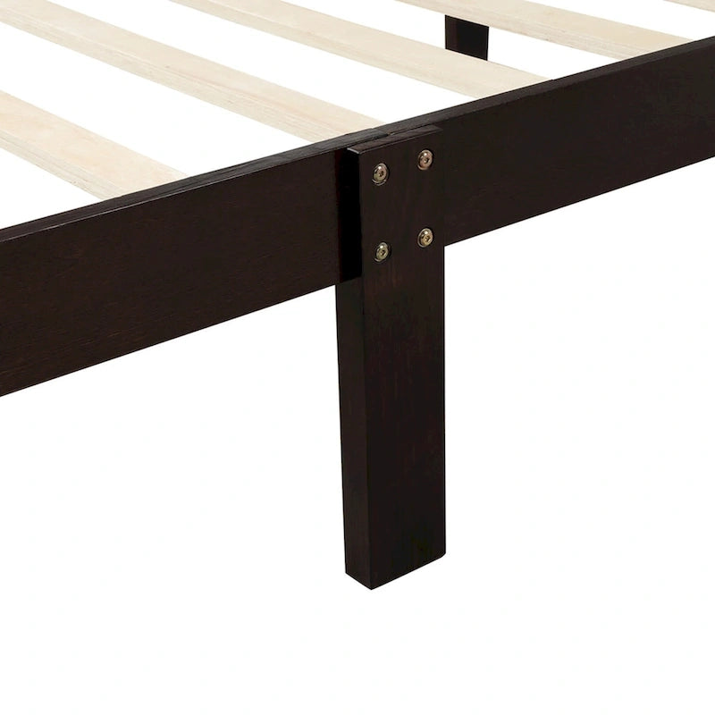 Piattaforma letto in legno, telaio letto singolo, pannello letto, base per materasso