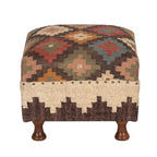 Sgabello Pouf Imbottito Fatto a Mano