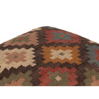 Sgabello Pouf Imbottito Fatto a Mano