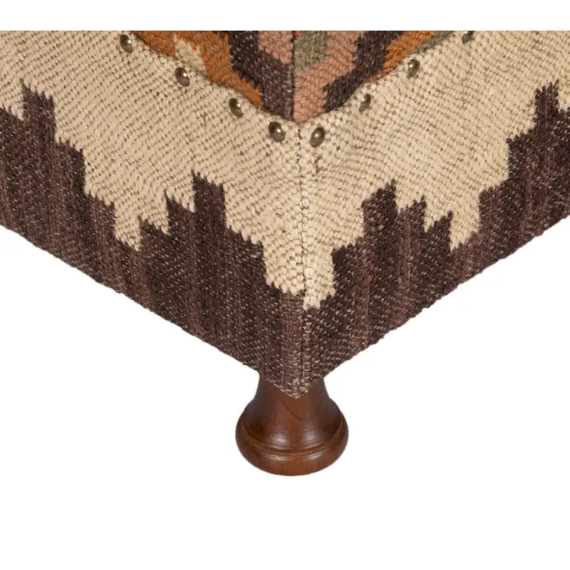 Sgabello Pouf Imbottito Fatto a Mano