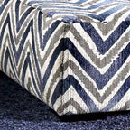Slaren pouf poggiapiedi cocktail in microfibra blu notte di