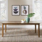 Santa Rosa Antique Honey Rectangular Leg Table