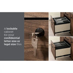 Mobile credenza a 2 cassetti Helsy con ante