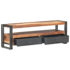 Mobile TV 47,2x11,8x15,7 in legno massello con finitura