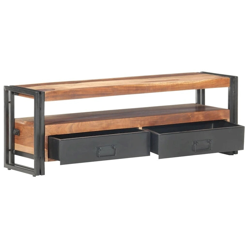 Mobile TV 47,2x11,8x15,7 in legno massello con finitura