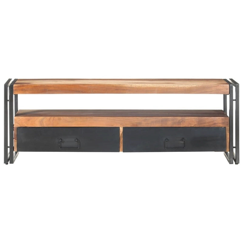 Mobile TV 47,2x11,8x15,7 in legno massello con finitura