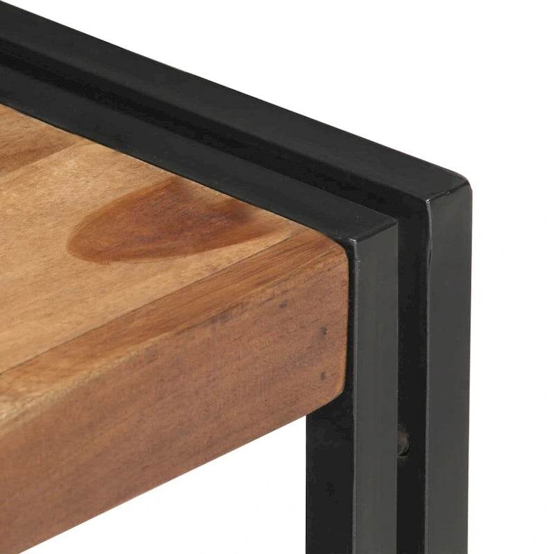 Mobile TV 47,2x11,8x15,7 in legno massello con finitura