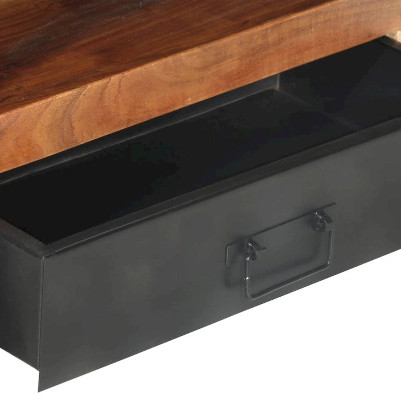 Mobile TV 47,2x11,8x15,7 in legno massello con finitura