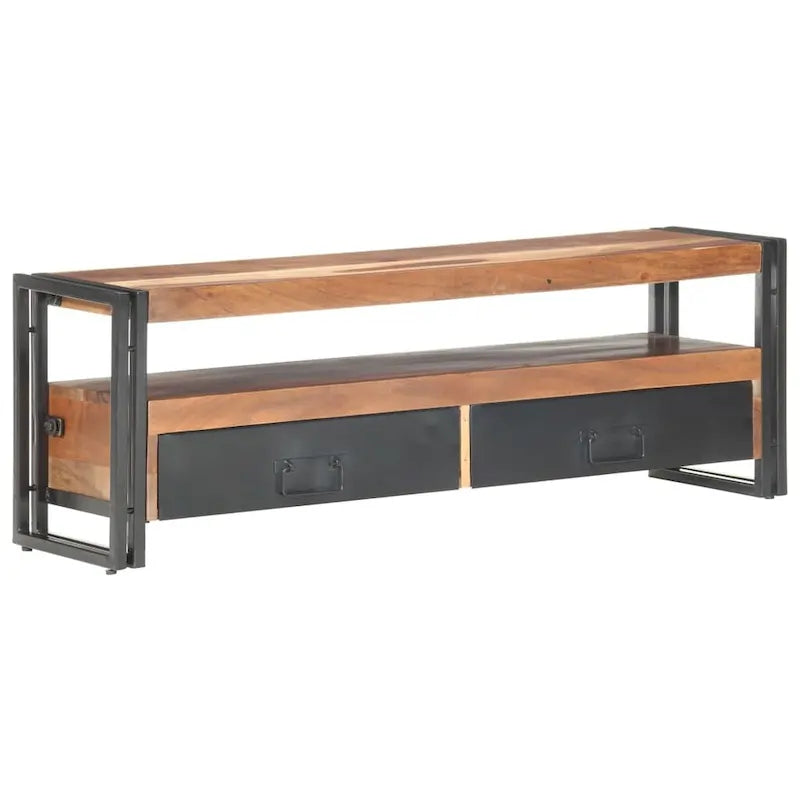 Mobile TV 47,2x11,8x15,7 in legno massello con finitura