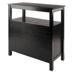 Credenza da buffet, nera - 36 x 18,03 x 35,98 pollici - 36 x 18,03 x 35,98 pollici