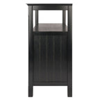 Credenza da buffet, nera - 36 x 18,03 x 35,98 pollici - 36 x 18,03 x 35,98 pollici