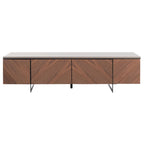 Mobile TV Couture Stine Chevron da 60 pollici - 60 L x 16 P x 16 H - 60Lx16Px16H