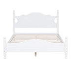 Struttura letto a piattaforma in legno in stile retrò