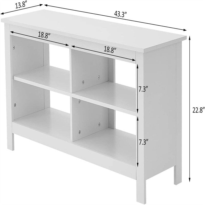 Mobile TV con 4 Scomparti - 13,8P x 43,3L x 22,8A