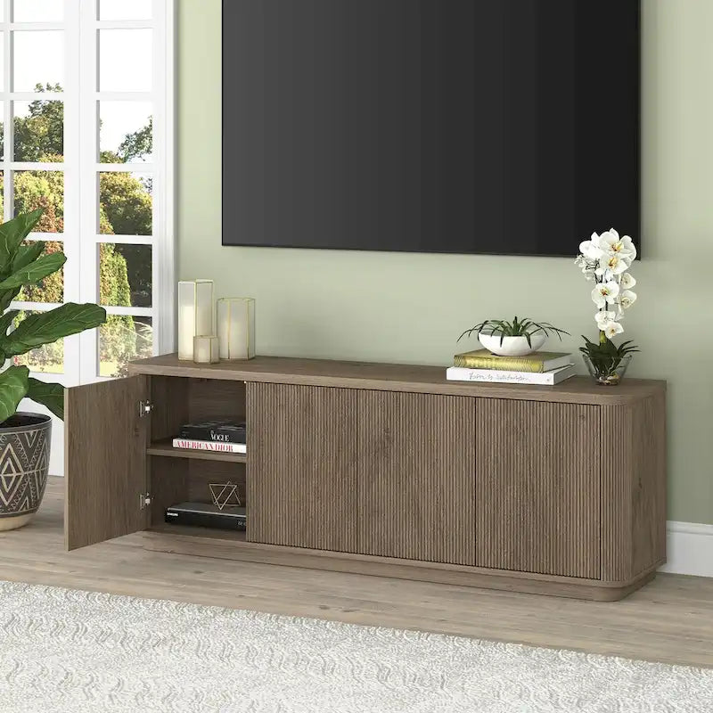 Mobile TV rettangolare Easton per TV fino a 75" - Larghezza 173 cm