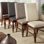 Flatiron Nailhead Upholstered Dining Chairs (Set of 2) by    