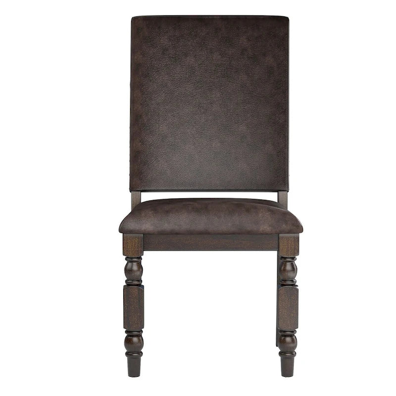 Sedie da pranzo imbottite Flatiron Nailhead (set da 2) di