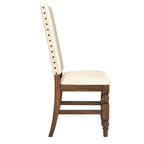 Sedie da pranzo imbottite Flatiron Nailhead (set da 2) di