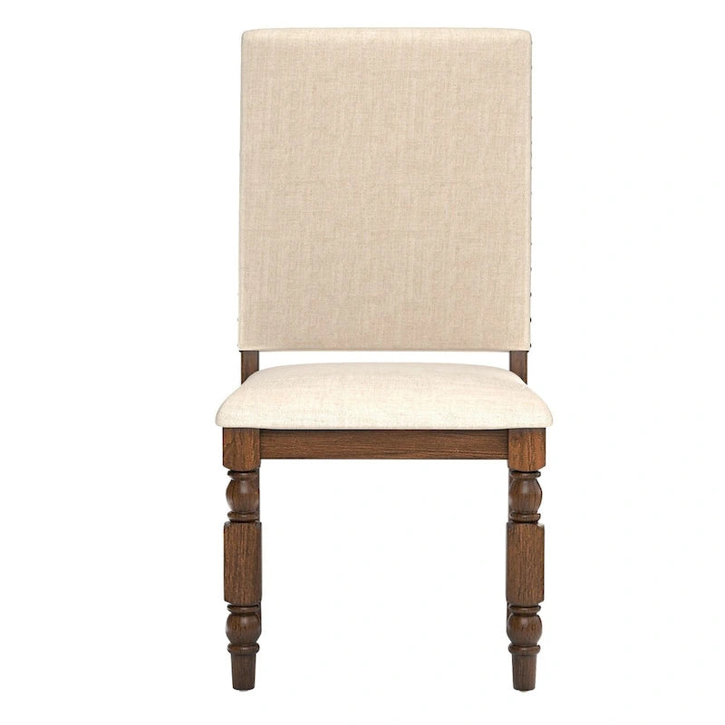 Sedie da pranzo imbottite Flatiron Nailhead (set da 2) di