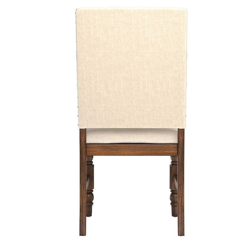 Sedie da pranzo imbottite Flatiron Nailhead (set da 2) di