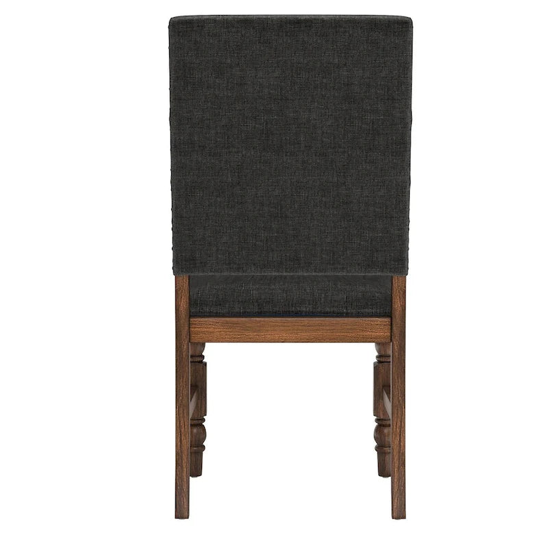 Sedie da pranzo imbottite Flatiron Nailhead (set da 2) di